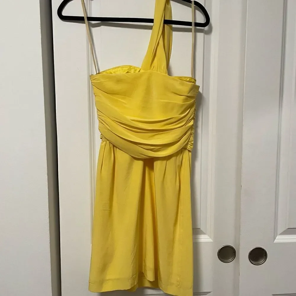 Mara Hoffman one shoulder mini dress